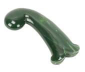 MUGHAL STYLE CARVED GREEN JADE