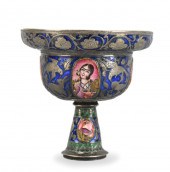 MUGHAL STYLE SILVER ENAMELED S