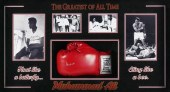 MUHAMMAD ALI SIGNED GLOVE DISP