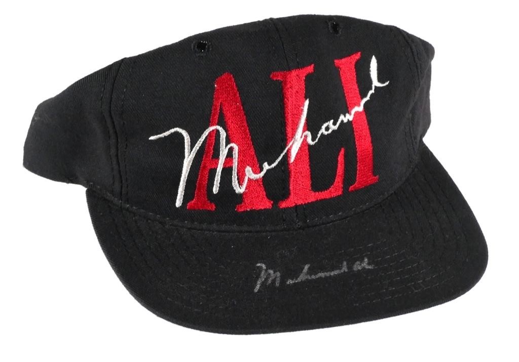 MUHAMMAD ALI, SIGNED HATEmbroidered