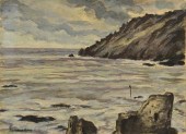 MUIRHEAD BONE SEASCAPE WATERCO
