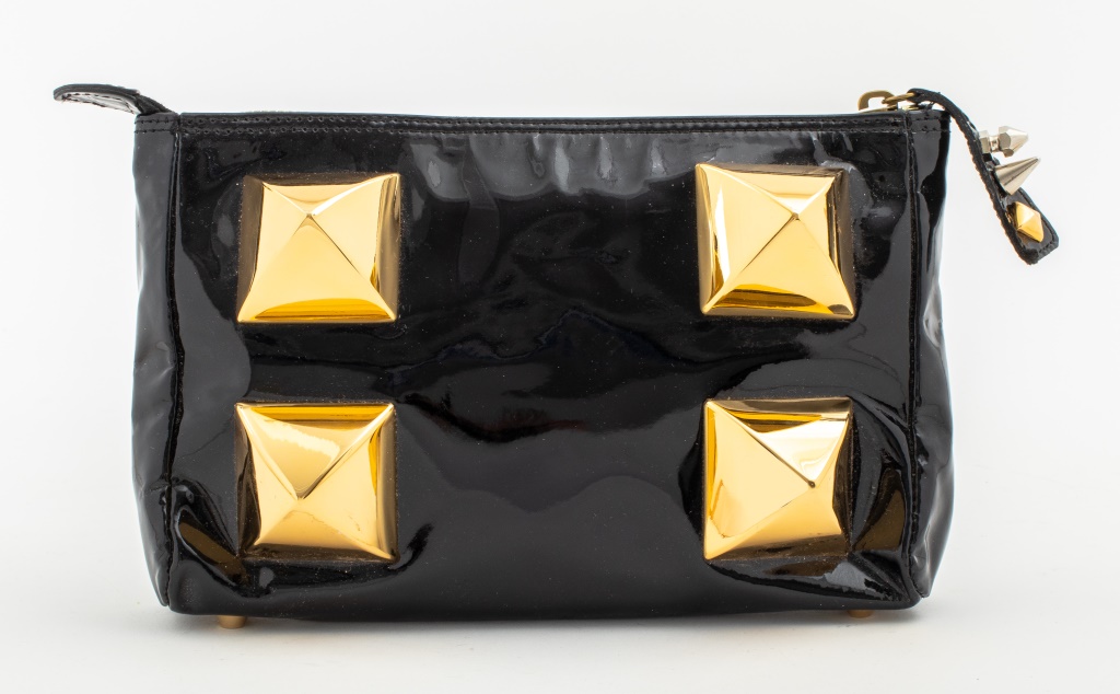 MULBERRY FOR GILLES BLACK PATENT