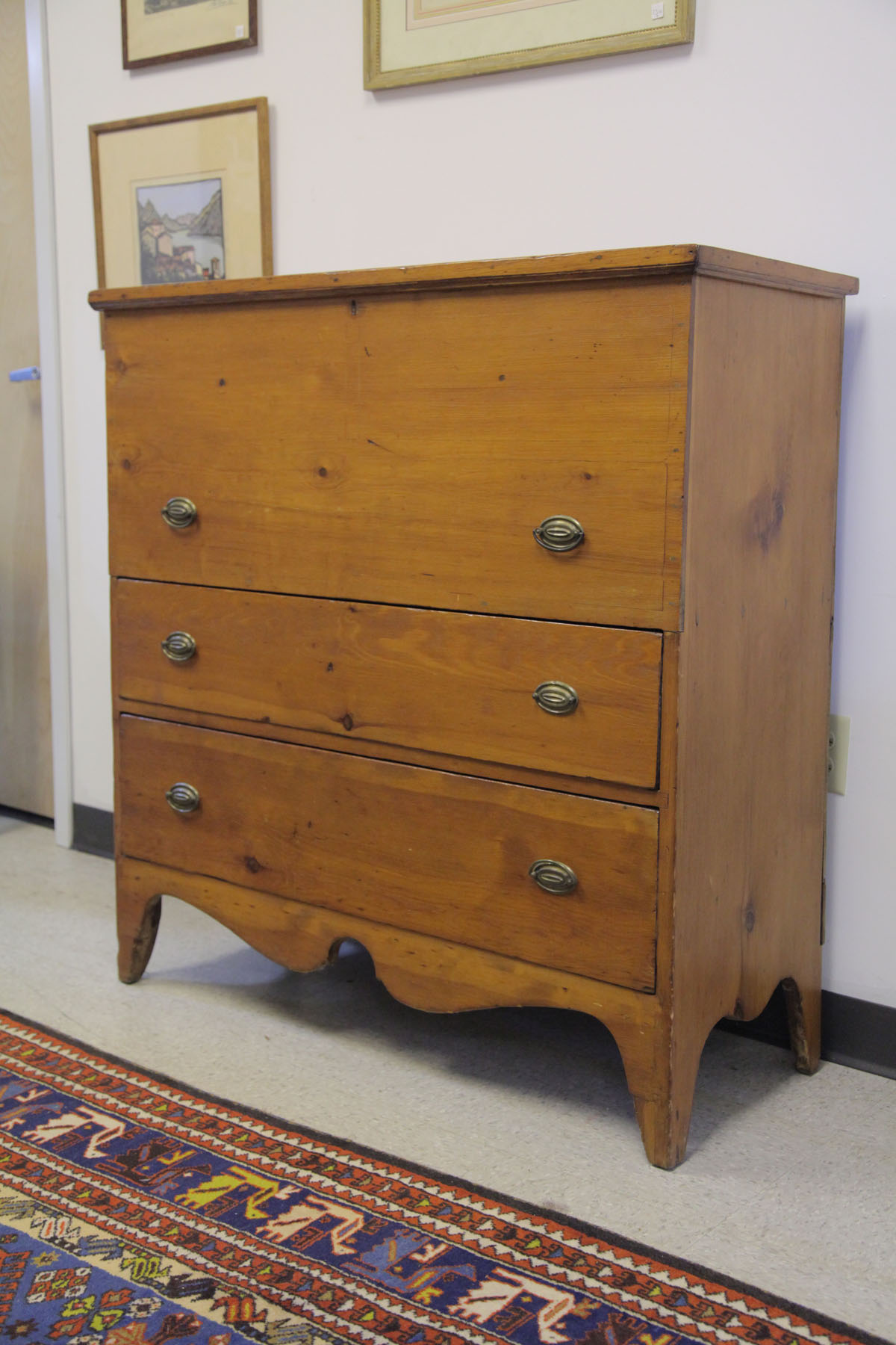 MULE CHEST.  American  mid 19th