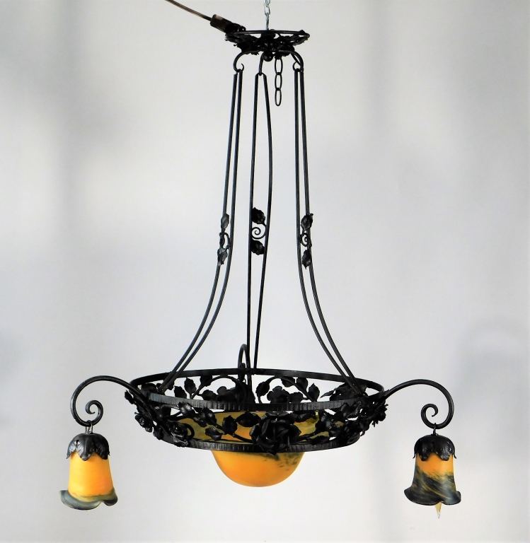 MULLER FRERES ART NOUVEAU ART GLASS