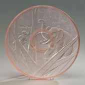 Muller Freres bowl, pink satin