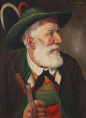 MULLER Fritz (Flemish 1867-192