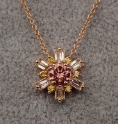 MULTI COLOR DIAMOND AND ROSE G