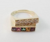MULTI COLOR GEMSTONE AND FOURT