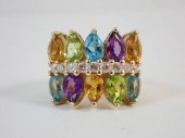 MULTI-COLOR GEMSTONE AND FOURT