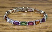 MULTI COLOR GEMSTONE AND GOLD