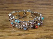 MULTI COLOR GEMSTONE AND GOLD
