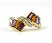 MULTI-COLOR GEMSTONE, DIAMOND
