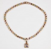 MULTI COLOR GEMSTONE PENDANT N