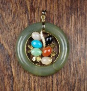 MULTI COLOR JADE AND FOURTEEN