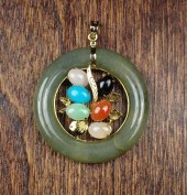 MULTI COLOR JADE AND FOURTEEN