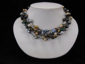 Multi-Color Pearl Necklace six