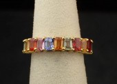 MULTI-COLOR SAPPHIRE AND FOURT