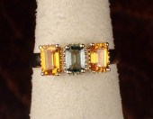 MULTI COLOR SAPPHIRE AND YELLO