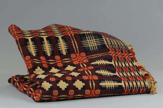 MULTI-COLORED COVERLET