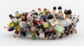 MULTI-COLORED GEMSTONE CLUSTER