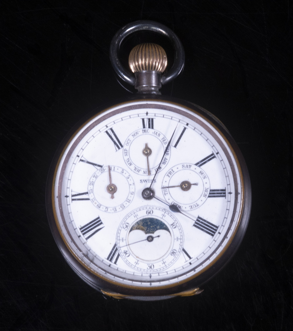 MULTI DIAL POCKET WATCH Bronze
