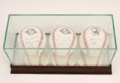 MULTI PIECE SIGNED BASEBALLS A