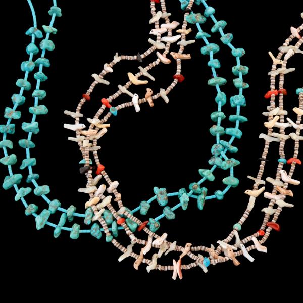 MULTI-STRAND FETISH AND TURQUOISE