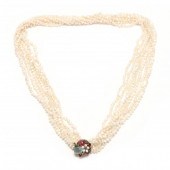 MULTI-STRAND KESHI PEARL NECKL