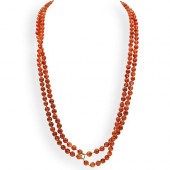 MULTI STRANDED CARNELIAN BEADE