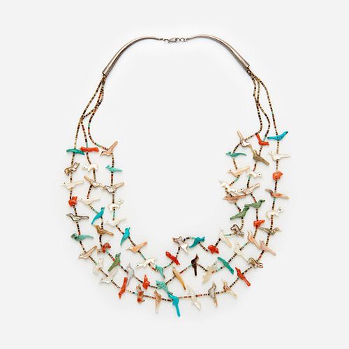 MULTICOLORED FETISH NECKLACE WITH