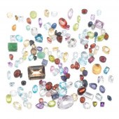 MULTIPLE UNMOUNTED 124 CARAT T