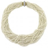 Multistrand Natural Pearl Tors