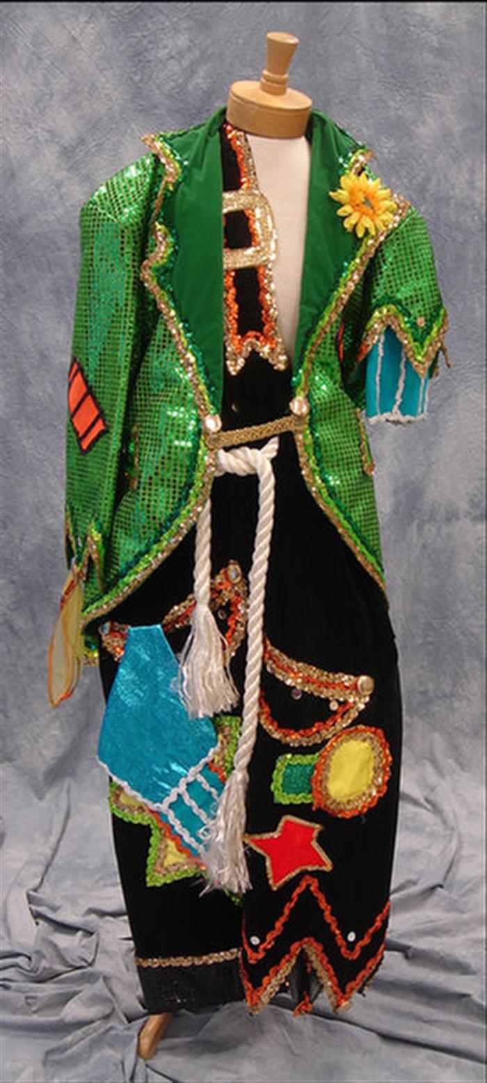 Mummers outfit,  multi-colored with