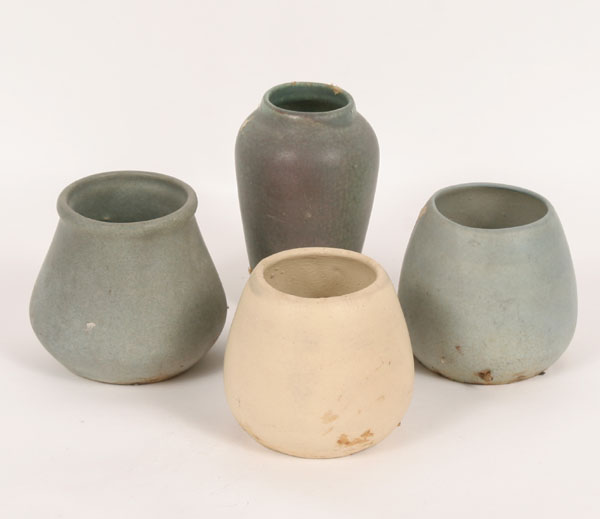 Muncie Art Pottery lot of 4 RARE