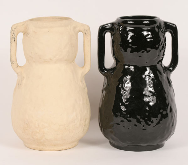Muncie Art Pottery; two 'Snowman'