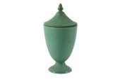 MUNCIE POTTERY CANDY JAR, 8 1/