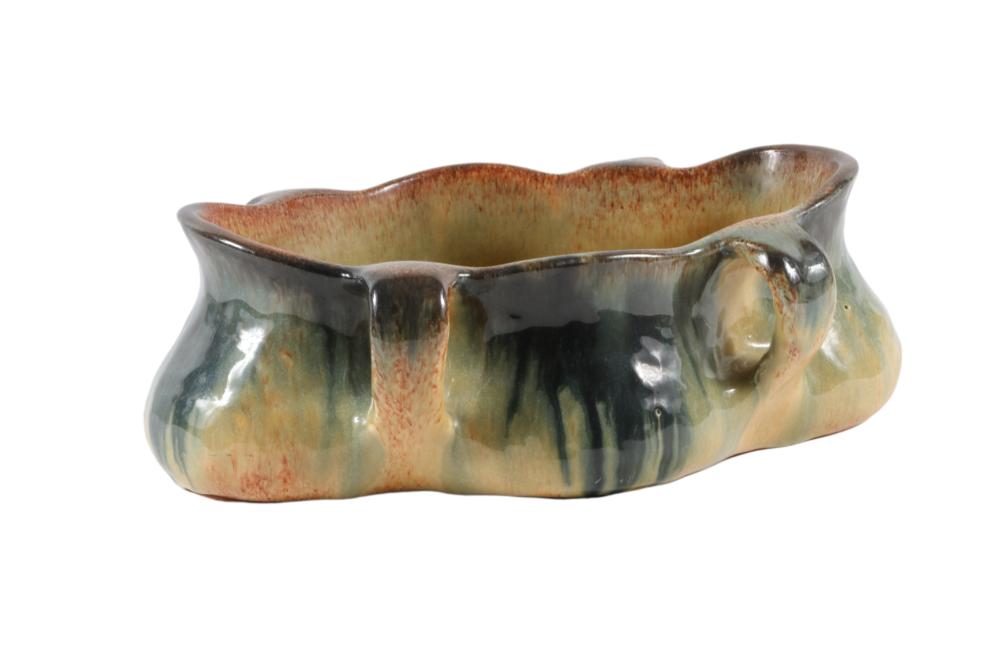 MUNCIE POTTERY CONSOLE BOWL, 3” T X