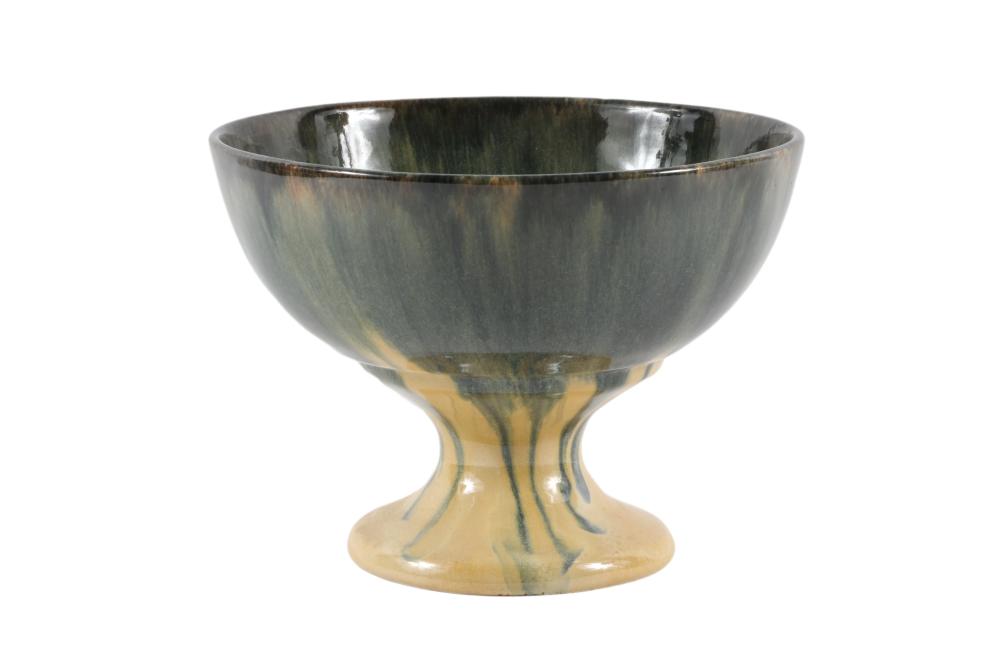 MUNCIE POTTERY FOOTED BOWL, 5