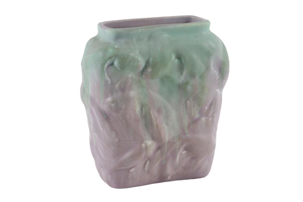 MUNCIE POTTERY GOLDFISH VASE, 8”
