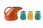 MUNCIE POTTERY JUICE PITCHER &