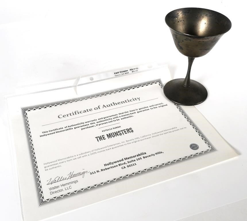 MUNSTERS PROP GOBLET SCREEN