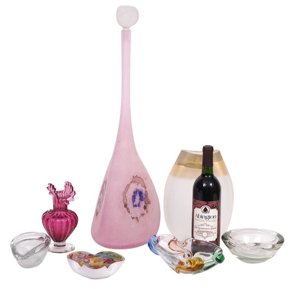 MURANO 7 PIECE ART GLASS