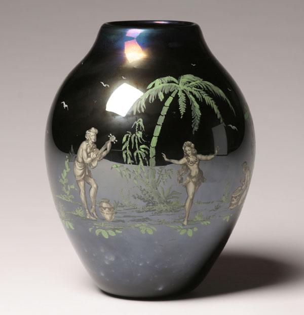 Murano a Smalto vase, probably