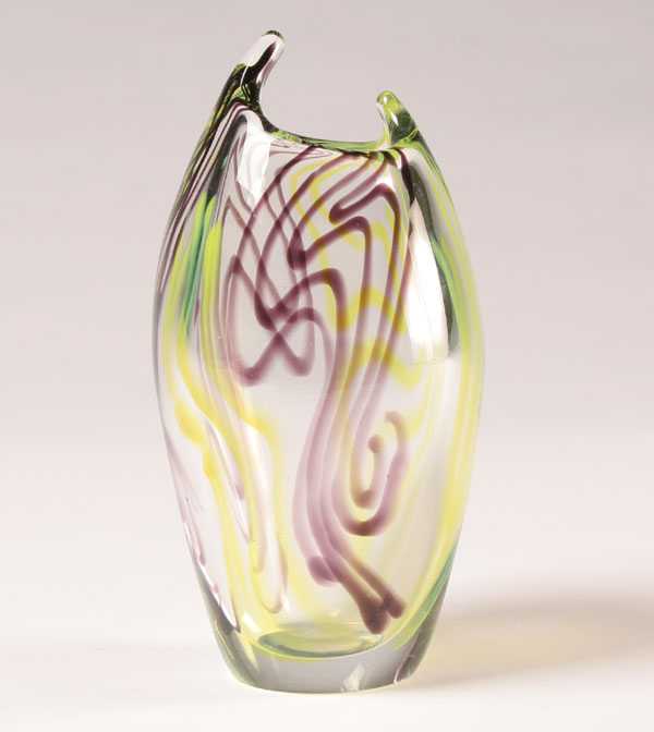 Murano abstract sommerso swirl