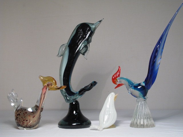Murano and Murano style art glass