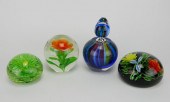 MURANO ART GLASS 3 PAPERWEIGHT