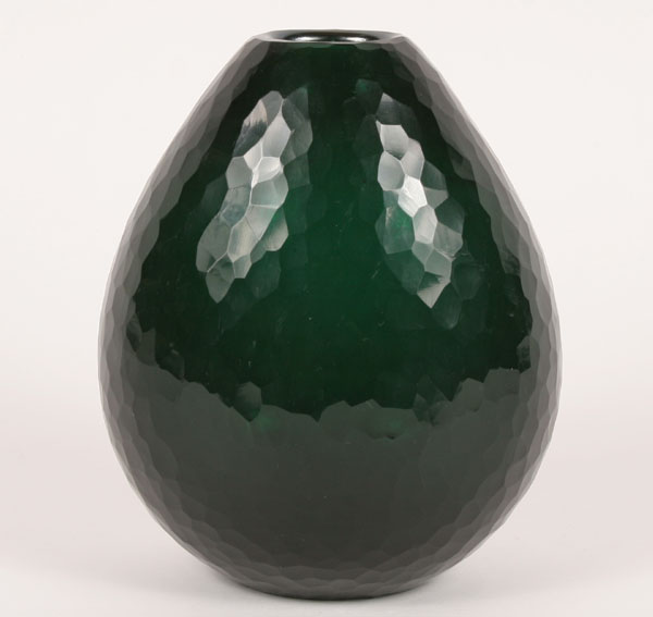 Murano art glass Battuto vase, in