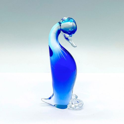 MURANO ART GLASS DUCK FIGURINEA