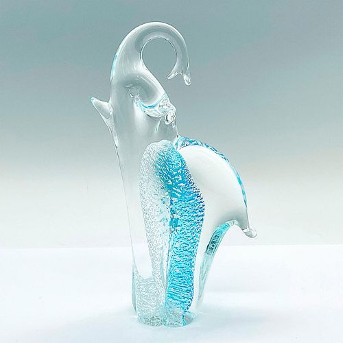 MURANO ART GLASS ELEPHANT FIGURINEA