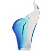 MURANO ART GLASS ELEPHANT SCUL